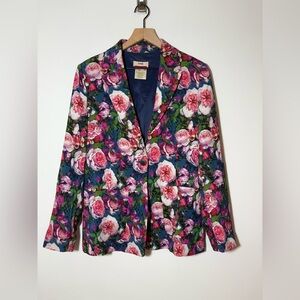 WOMEN'S FUZZI JPG JEAN PAUL GAULTIER ITALY PINK Rose BLAZER JACKET Sz 46